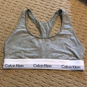 Calvin Klein Intimates & Sleepwear - Calvin Klein Gray Sports Bra Calvin Klein Intimates & Sleepwear - Calvin Klein Gray Sports Bra